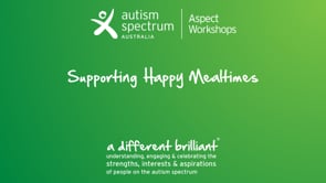 Supporting Happy Mealtimes - Therapy Support Webinar Series: 6-15 years